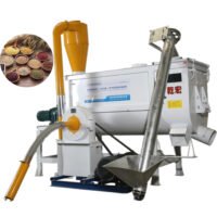 Half ton horizontal mixer+disc mill