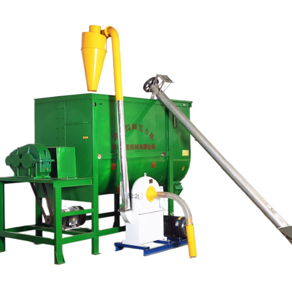 Two ton horizontal mixer