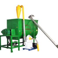 Two ton horizontal mixer